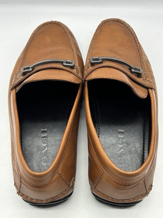 Coach Brown Leather Horsebit Loafers Mens 10.5 D Driving Moccasins Shoes main image 8